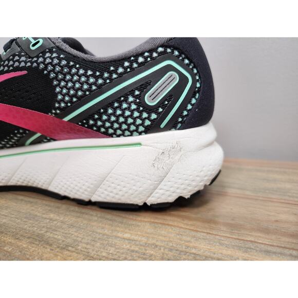 Brooks Ghost 14 Women's Size 11 B (Medium) Running Shoes Black Pink - Picture 7 of 12